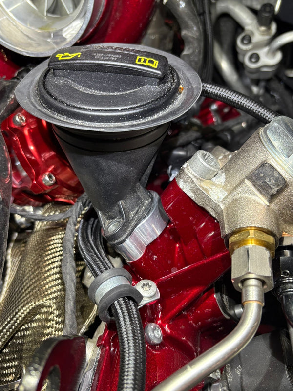 FE PERFORMANCE BILLET LOW-PROFILE OIL FILL HOUSING